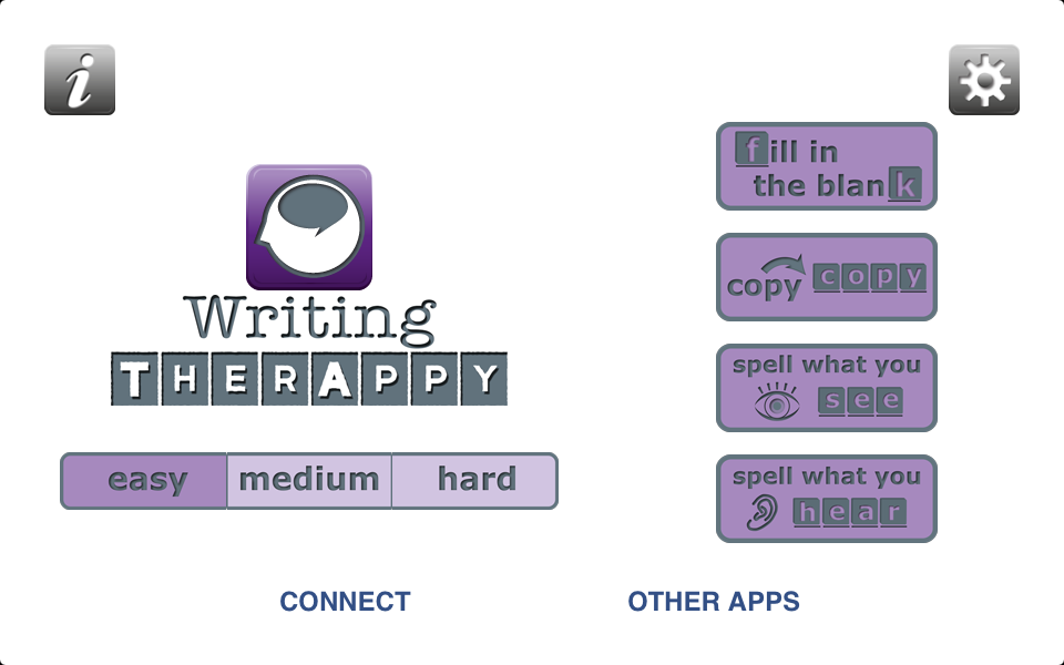 Writing TherAppy - Educational App